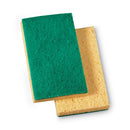 3M™ Niagara Medium Duty Scrubbing Sponge 74N, 3.6 x 6, 1" Thick, Yellow/Green, 20/Carton (MMM19428)
