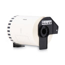 Brother Continuous Length Shipping Label Tape for QL-1050, 4" x 100 ft Roll, White (BRTDK2243)