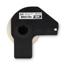 Brother Continuous Film Label Tape, 2.4" x 50 ft Roll, White (BRTDK2212)