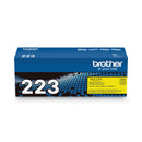 Brother TN223Y Toner, 1300 Page-Yield, Yellow (BRTTN223Y)