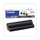 Brother PC-402RF Thermal Transfer Refill Roll, 150 Page-Yield, Black, 2/PK (BRTPC402RF)