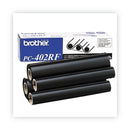 Brother PC-402RF Thermal Transfer Refill Roll, 150 Page-Yield, Black, 2/PK (BRTPC402RF)