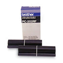 Brother PC-202RF Thermal Transfer Refill Roll, 450 Page-Yield, Black, 2/PK (BRTPC202RF)