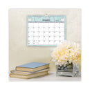 Blue Sky® Rue Du Flore Wall Calendar, Floral Artwork, 11 x 8.75, White/Jade/Lavender Sheets, 12-Month (Jan to Dec): 2025 (BLS101613)