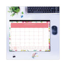 Blue Sky® Day Designer Peyton Desk Pad Calendar, Floral Artwork, 22 x 17, Black Binding, Clear Corners, 12-Month (Jan to Dec): 2025 (BLS103631)