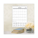 Blue Sky® Enterprise Wall Calendar, Geometric Artwork, 12 x 17, White/Gray Sheets, 12-Month (Jan to Dec): 2025 (BLS117373)