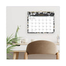 Blue Sky® Baccara Dark Wall Calendar, Floral Artwork, 11 x 8.75, White/Black/Gold Sheets, 12-Month (Jan to Dec): 2025 (BLS116052)