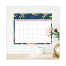 Blue Sky® Day Designer Peyton Academic Wall Calendar, Floral Artwork, 15 x 12, White/Navy Sheets, 12-Month (July to June): 2024 to 2025 (BLS107934)