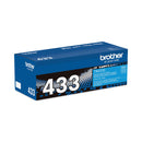 Brother TN433C High-Yield Toner, 4,000 Page-Yield, Cyan (BRTTN433C)