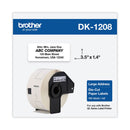 Brother Die-Cut Address Labels, 1.4" x 3.5", White, 400/Roll (BRTDK1208)