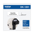 Brother Die-Cut Address Labels, 1.1" x 3.5", White, 400/Roll (BRTDK1201)