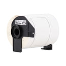 Brother DK1247 Label Tape, 4.07" x 6.4", Black on White, 180/Roll (BRTDK1247)