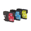 Brother LC65 Cyan, Magenta and Yellow Ink Cartridges, 750 Pages (BRTLC653PK)