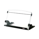 3M™ In-Line Adjustable Desktop Copyholder,150 Sheet Capacity, Plastic, Black/Clear (MMMDH630)