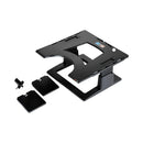 3M™ Adjustable Notebook Riser, 13" x 13" x 4" to 6", Black, Supports 20 lbs (MMMLX500)