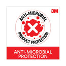 3M™ Antimicrobial Foam Mouse Pad with Wrist Rest, 8.62 x 6.75, Black (MMMMW209MB)