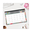 Blue Sky® Sophie Desk Pad, Floral Artwork, 17 x 11, Multicolor Sheets, Black Binding, Clear Corners, 12-Month (Jan to Dec): 2025 (BLS140089)