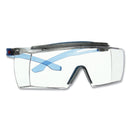 3M™ SecureFit Protective Eyewear, 3700 OTG Series, Blue Plastic Frame, Clean Polycarbonate Lens (MMMSF3701XSGAB)