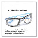 3M™ CCS Protective Eyewear with Foam Gasket, +1.5 Diopter Strength, Blue Plastic Frame, Clear Polycarbonate Lens (MMMVC215AF)
