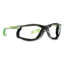 3M™ Solus CCS Series Protective Eyewear, Green Plastic Frame, Clear Polycarbonate Lens (MMMSCCS01SGAFGR)