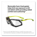3M™ Solus CCS Series Protective Eyewear, Green Plastic Frame, Clear Polycarbonate Lens (MMMSCCS01SGAFGR)