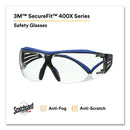 3M™ SecureFit Protective Eyewear, 200 Series, Blue/Gray Plastic Frame, Clear Polycarbonate Lens (MMMSF204SGAFBLU)