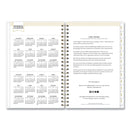 Blue Sky® Day Designer Tile Weekly/Monthly Planner, Geometric Artwork, 8 x 5, Blue/White Cover, 12-Month (Jan to Dec): 2025 (BLS101410)