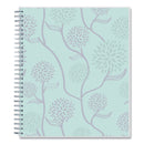 Blue Sky® Rue Du Flore Monthly Planner, Floral Artwork, 10 x 8, Jade/Lavender Cover, 12-Month (Jan to Dec): 2025 (BLS101605)