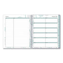 Blue Sky® Rue Du Flore Monthly Planner, Floral Artwork, 10 x 8, Jade/Lavender Cover, 12-Month (Jan to Dec): 2025 (BLS101605)