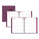 Blue Sky® Gili Weekly/Monthly Planner, Jewel Tone Artwork, 11 x 8.5, Plum Cover, 12-Month (Jan to Dec): 2025 (BLS117889)