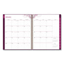 Blue Sky® Gili Weekly/Monthly Planner, Jewel Tone Artwork, 11 x 8.5, Plum Cover, 12-Month (Jan to Dec): 2025 (BLS117889)