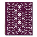 Blue Sky® Gili Weekly/Monthly Planner, Jewel Tone Artwork, 11 x 8.5, Plum Cover, 12-Month (Jan to Dec): 2025 (BLS117889)