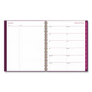 Blue Sky® Gili Weekly/Monthly Planner, Jewel Tone Artwork, 11 x 8.5, Plum Cover, 12-Month (Jan to Dec): 2025 (BLS117889)