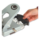 Officemate 50-Sheet Deluxe Two-Hole Punch, 1/4" Holes, Gray/Blue (OIC90101)