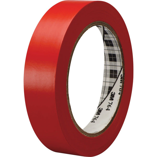 3M™ General Purpose Vinyl Tape 764, Red (MMM764136RED)