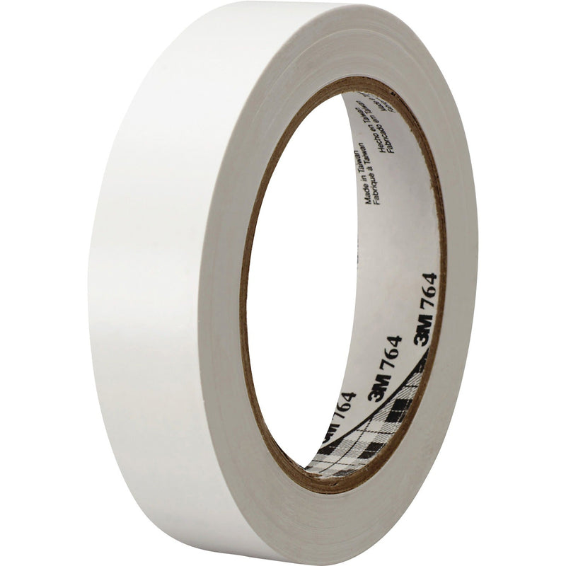 3M™ General Purpose Vinyl Tape 764, White (MMM764136WHT)