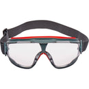 3M™ GoggleGear 500Series Safety Goggles, AntiFog, Red/Black Frame, Clear Lens,10/Ctn (MMMGG501SGAF)