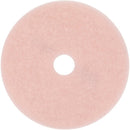 3M™ Ultra High-Speed Eraser Floor Burnishing Pad 3600, 27" Diameter, Pink, 5/Carton (MCO25863)