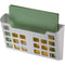 Officemate Magnetplus&trade; Magnetic File Pocket - 6.7", x 13.6" x 2.5" Depth - Magnetic, Suction Cup, Damage Resistant, Front Cut-out - White - Plastic - 1 Each (OIC92543)