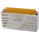 Officemate Magnetplus&trade; Magnetic Utility Pocket - 2 Pocket(s) - 5.3", x 10.3" x 3" Depth - Magnetic, Suction Cup, Closet, Sturdy, Front Cut-out, Damage Resistant - White - 1 Each (OIC92541)