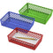 Officemate Large Supply Basket, Assorted Colors, 3/PK - 2.4", x 10.6" x 6.1" Depth (OIC26208)
