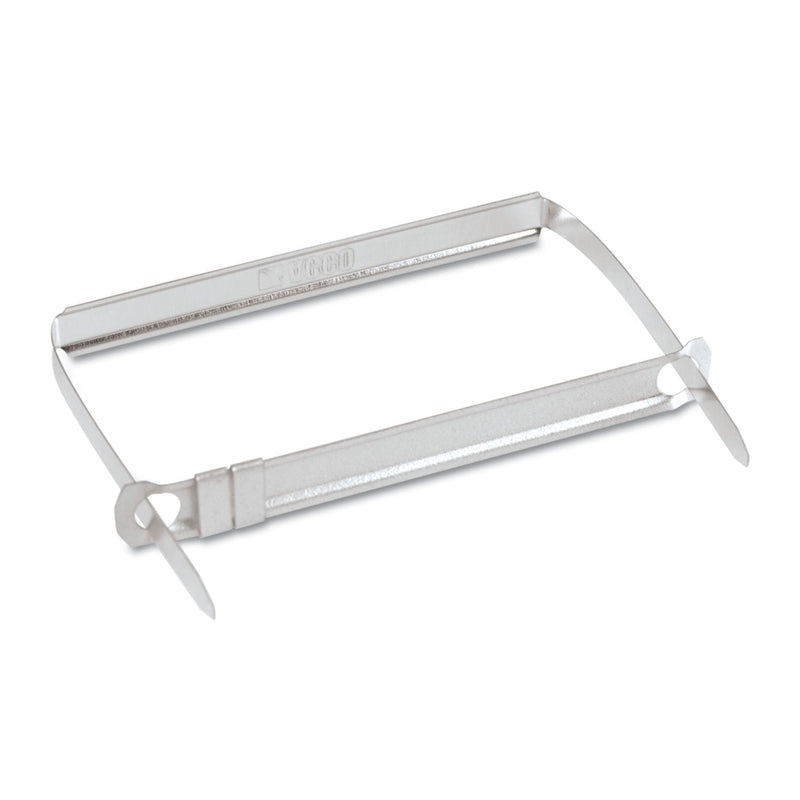 ACCO Standard Two-Piece Paper Fasteners, 2" Capacity, 2.75" Center to Center, Silver, 50/Box (ACC12992)