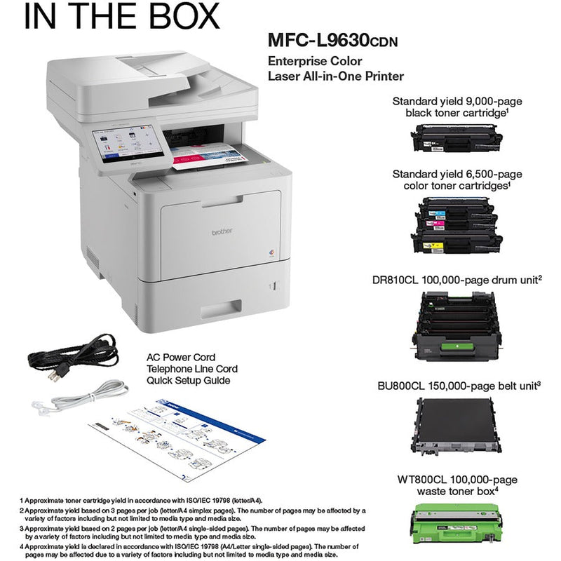 Brother Workhorse MFC-L9630CDN Laser Multifunction Printer (BRTMFCL9630CDN)