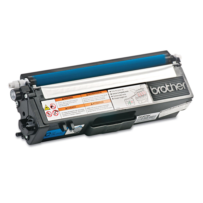 Brother TN315C High-Yield Toner, 3500 Page-Yield, Cyan (BRTTN315C)