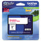 Brother TZe Standard Adhesive Laminated Labeling Tape, 0.94" x 26.2 ft, Red on White (BRTTZE252)
