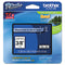 Brother TZe Standard Adhesive Laminated Labeling Tape, 0.35" x 26.2 ft, Black on Clear (BRTTZE121)