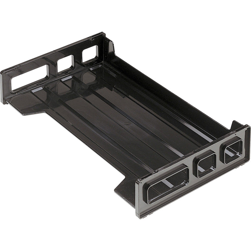 Officemate Side Loading Stackable Desk Tray, 16 1/4&quot;x9&quot;x2 3/4&quot;, BK (OIC21102)