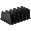 Officemate Large Sorter, 5 Compartments, 9&quot;x13 1/2&quot;x5&quot;, Black (OIC21222)