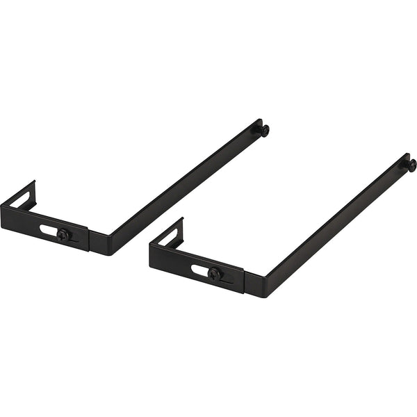 Officemate Partition Hangers, Adjust From 1 1/4&quot; 3 1/2&quot;, 7&quot; Long, Black (OIC21460)