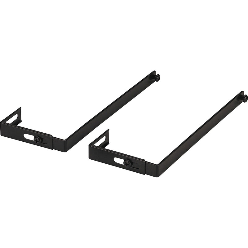 Officemate Partition Hangers, Adjust From 1 1/4&quot; 3 1/2&quot;, 7&quot; Long, Black (OIC21460)